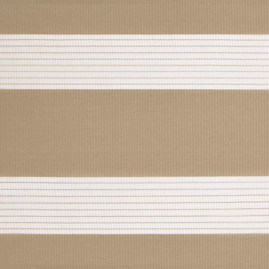 Zebra zavjesa Pješčano smeđa 80x230 cm Širina tkanine 75,9 cm Poliester