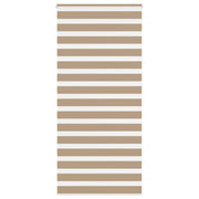 Zebra zavjesa Pješčano smeđa 105x230 cm Širina tkanine 100,9 cm Poliester