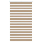 Zebra zavjesa Pješčano smeđa 130x230 cm Širina tkanine 125,9 cm Poliester