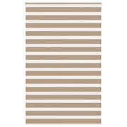 Zebra zavjesa Pješčano smeđa 140x230 cm Širina tkanine 135,9 cm Poliester