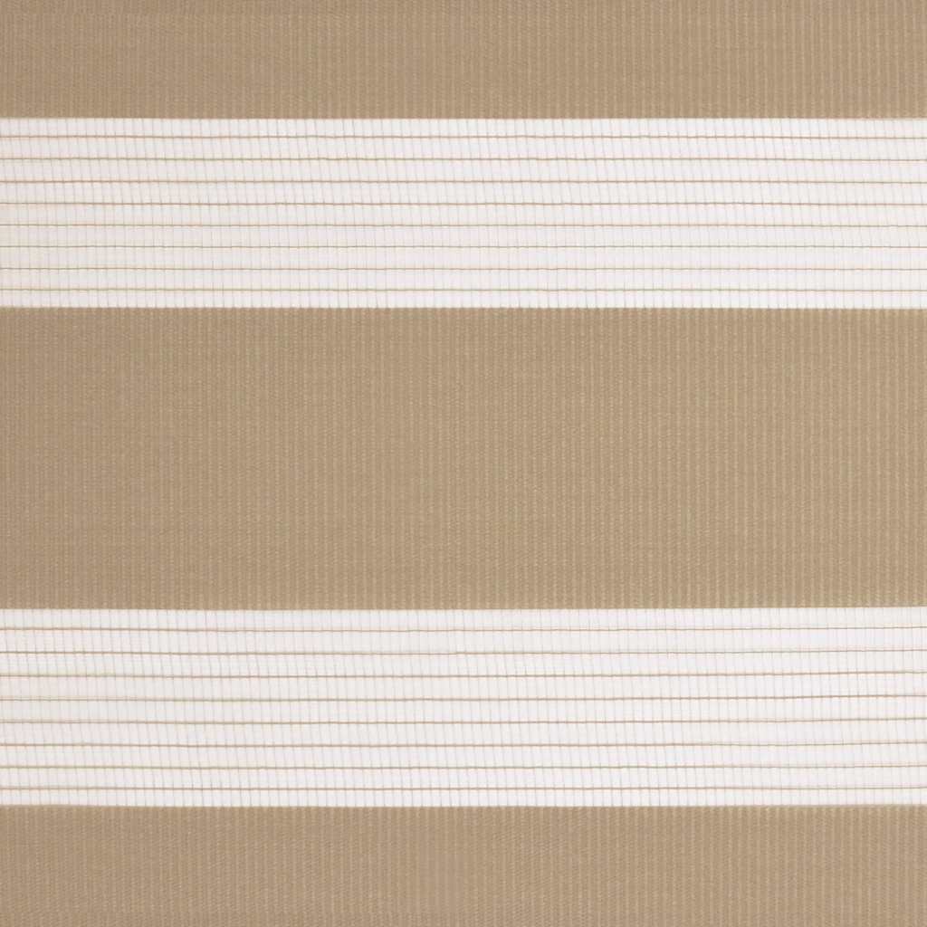 Zebra zavjesa Pješčano smeđa 145x230 cm Širina tkanine 140,9 cm Poliester