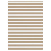 Zebra zavjesa Pješčano smeđa 155x230 cm Širina tkanine 150,9 cm Poliester