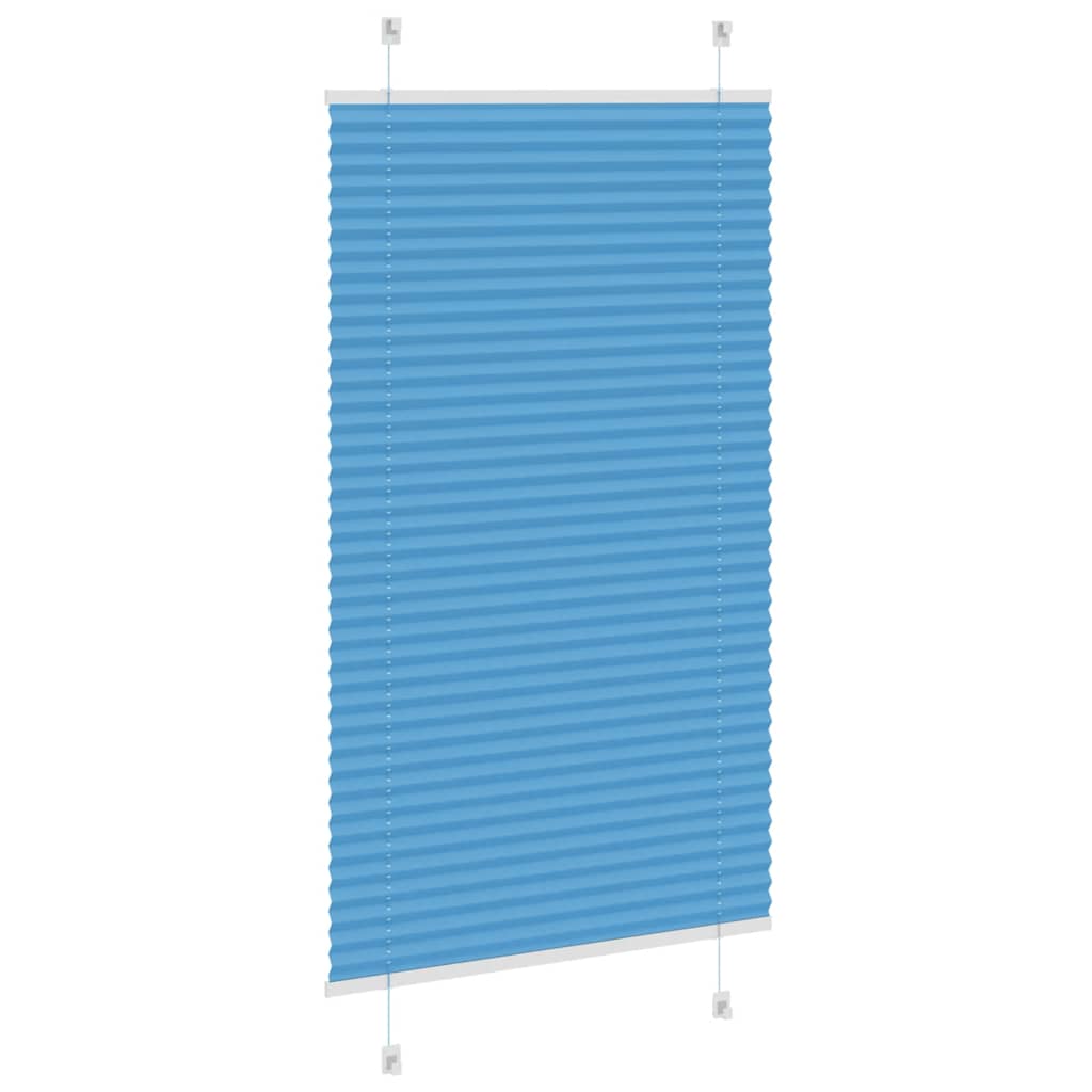 Plisirana zavjesa Plava 70x100 cm Širina tkanine 69,4 cm Poliester