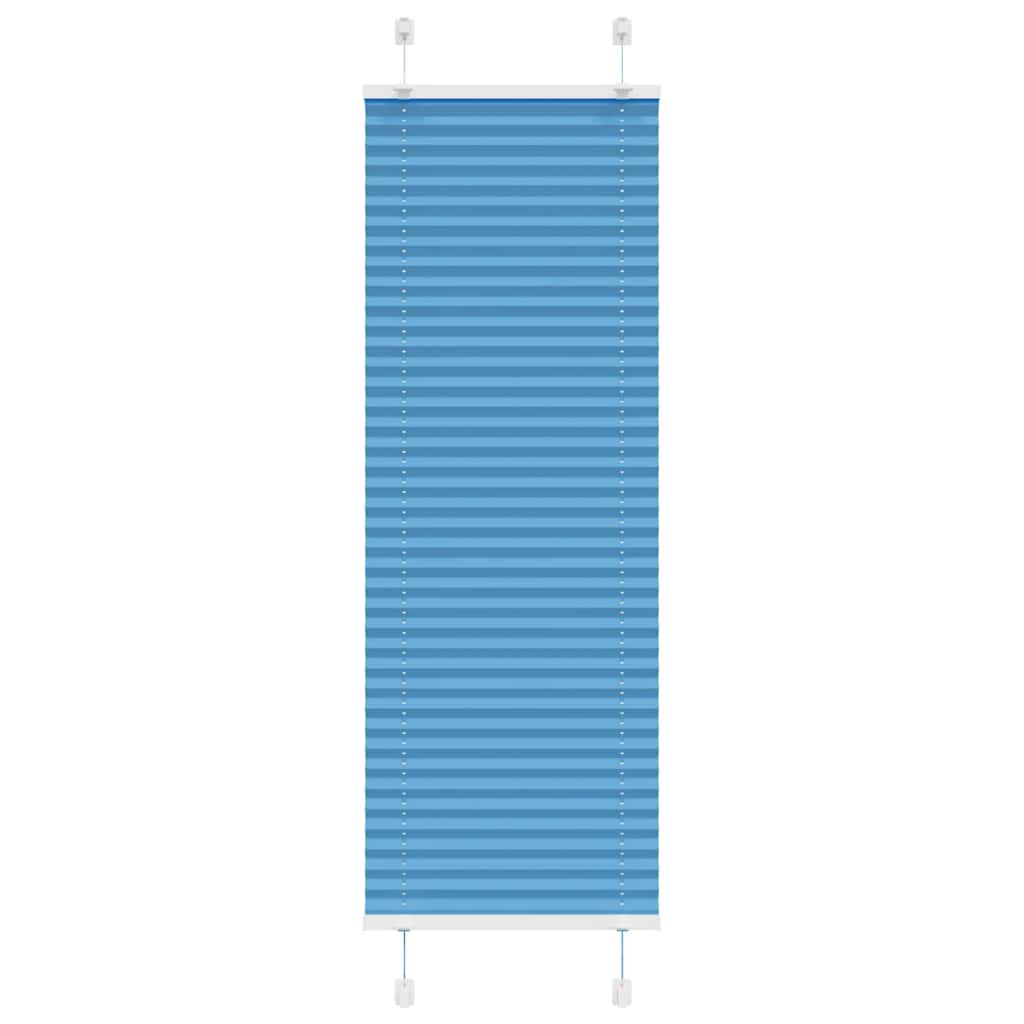 Plisirana zavjesa Plava 45x150 cm Širina tkanine 44,4 cm Poliester