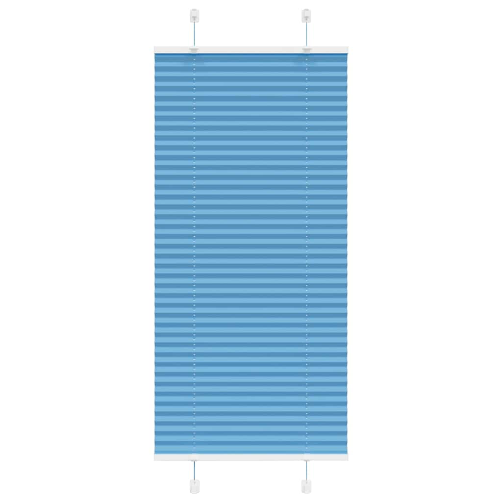 Plisirana zavjesa Plava 65x150 cm Širina tkanine 64,4 cm Poliester