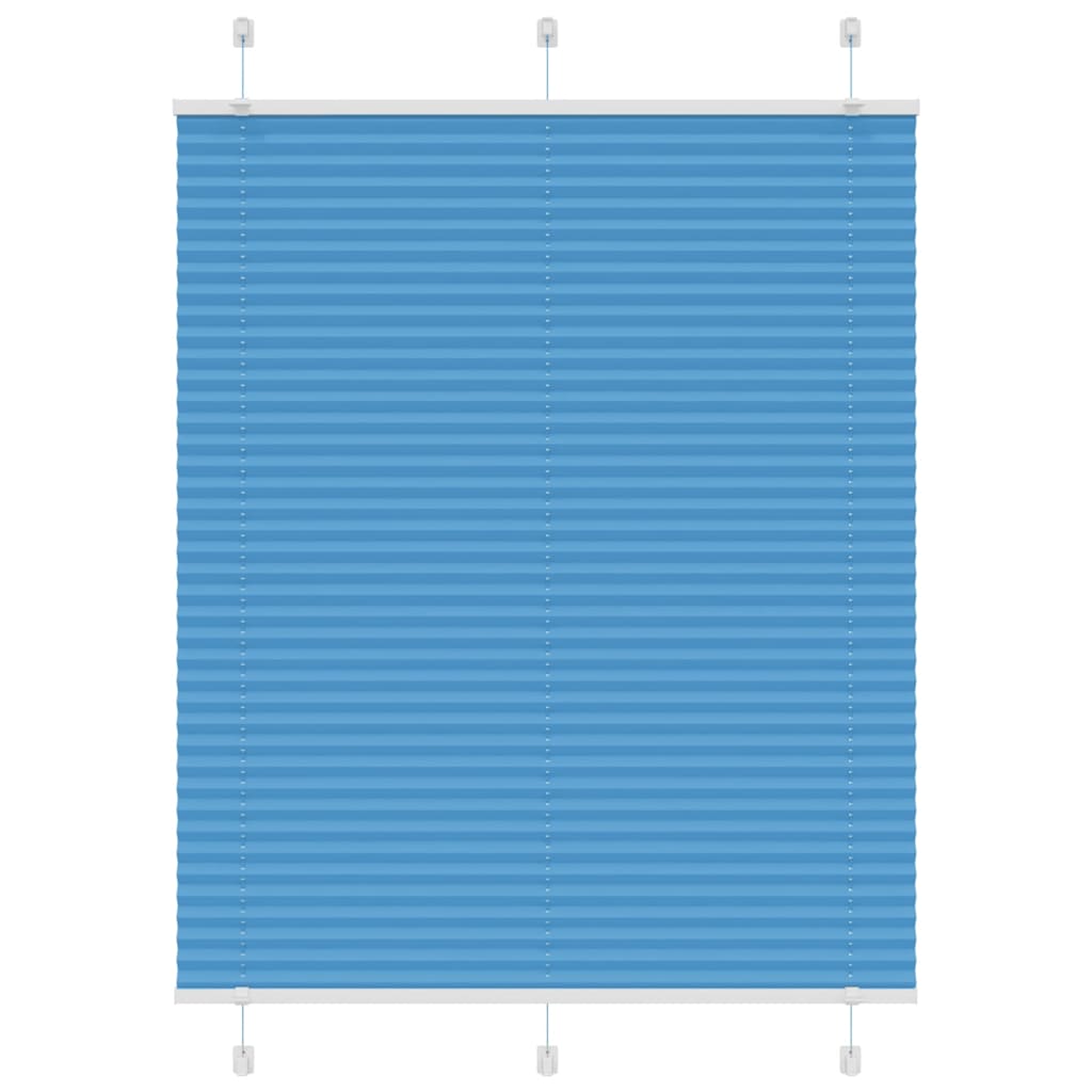 Plisirana zavjesa Plava 110x150 cm Širina tkanine 109,4 cm Poliester
