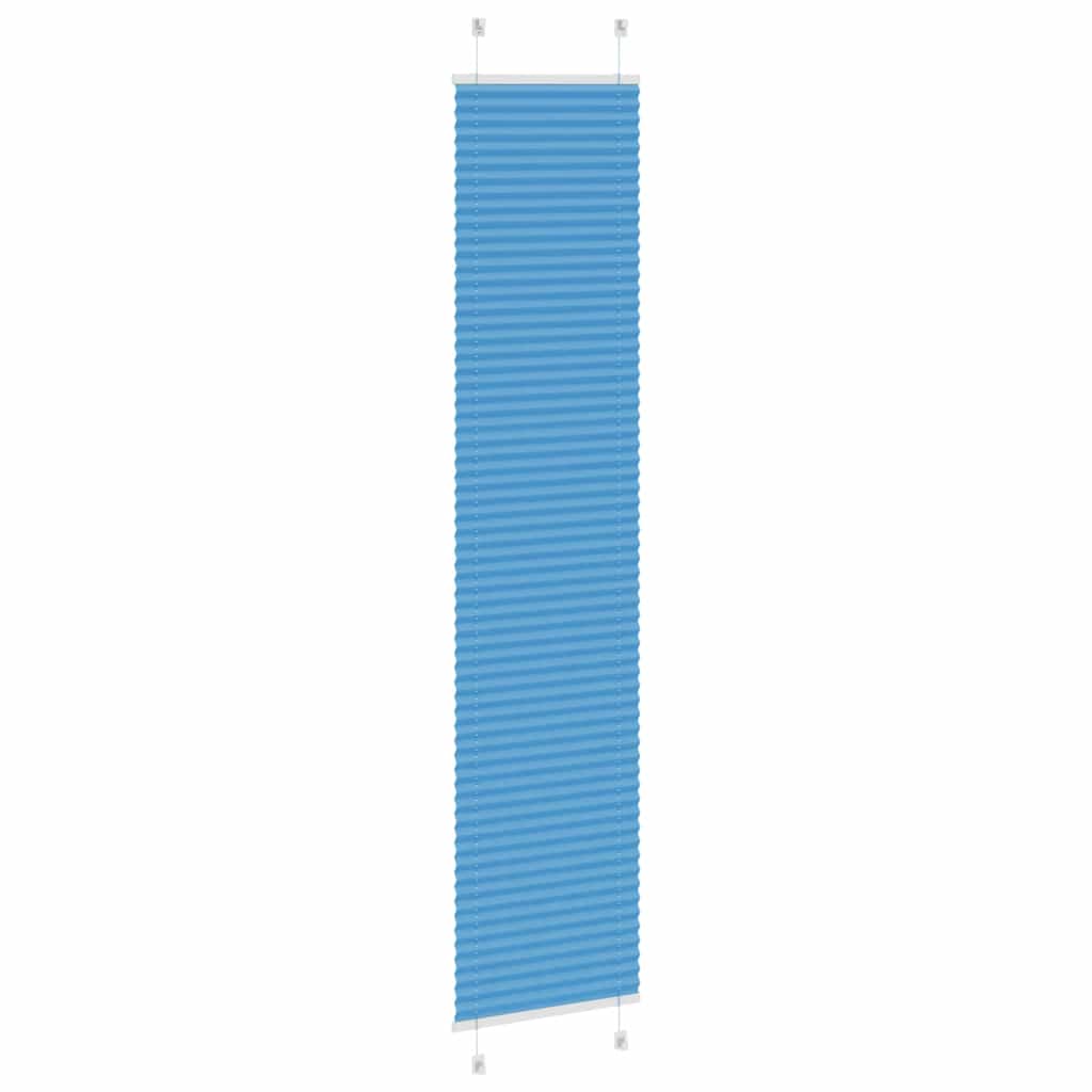 Plisirana zavjesa Plava 45x200 cm Širina tkanine 44,4 cm Poliester