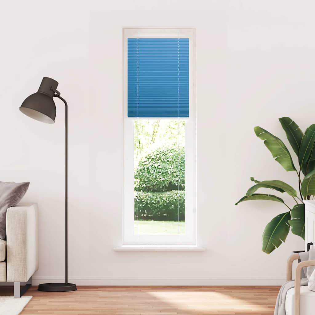 Plisirana zavjesa Plava 60x200 cm Širina tkanine 59,4 cm Poliester