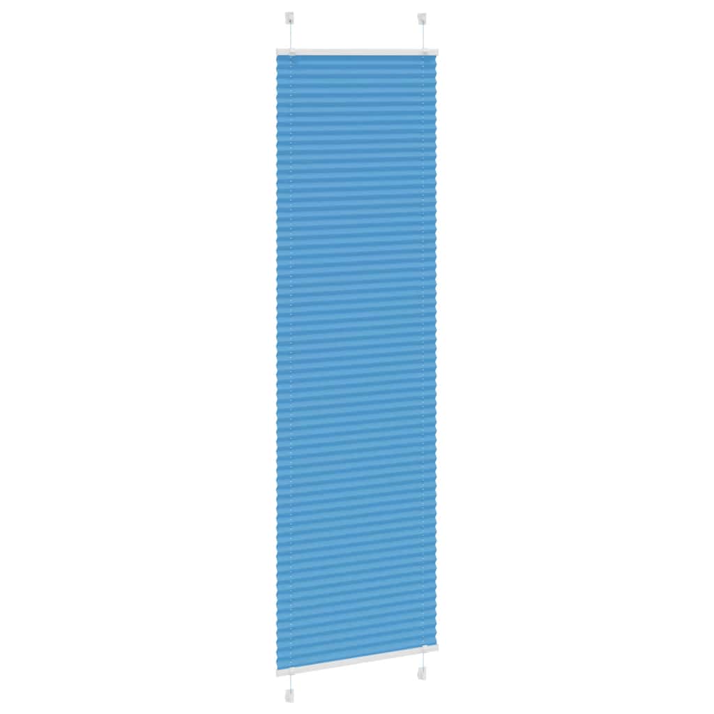 Plisirana zavjesa Plava 65x200 cm Širina tkanine 64,4 cm Poliester