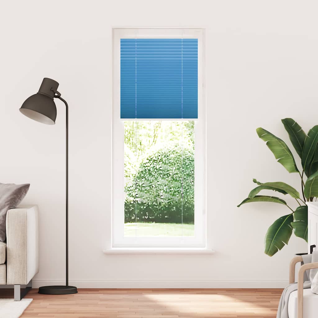 Plisirana zavjesa Plava 70x200 cm Širina tkanine 69,4 cm Poliester