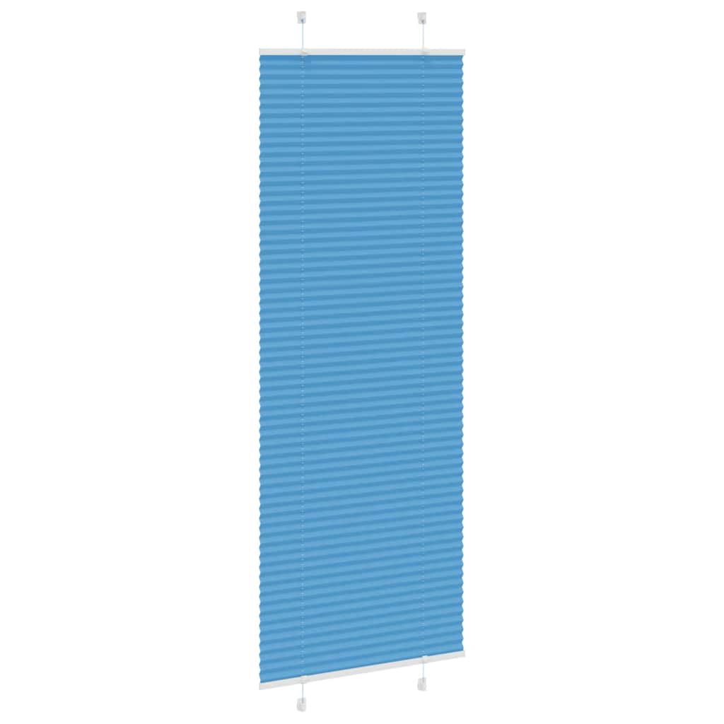 Plisirana zavjesa Plava 70x200 cm Širina tkanine 69,4 cm Poliester