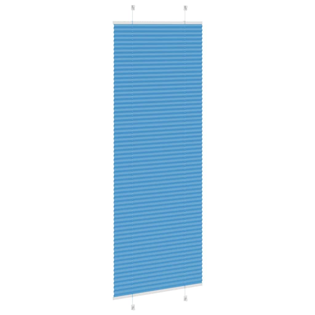 Plisirana zavjesa Plava 70x200 cm Širina tkanine 69,4 cm Poliester