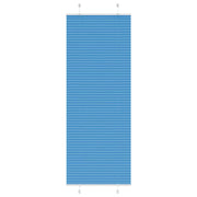 Plisirana zavjesa Plava 75x200 cm Širina tkanine 74,4 cm Poliester