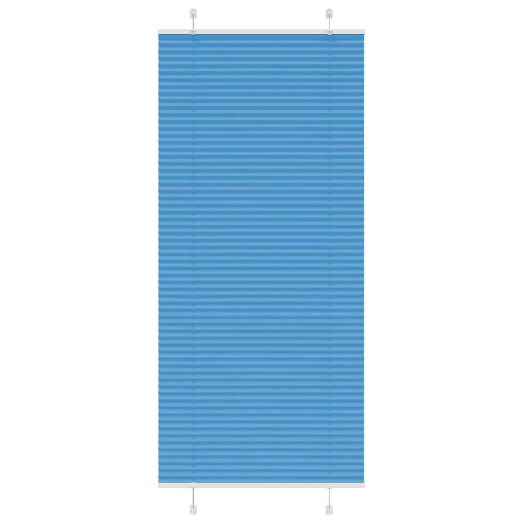 Plisirana zavjesa Plava 100x200 cm Širina tkanine 99,4 cm Poliester