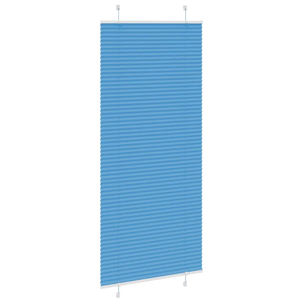 Plisirana zavjesa Plava 100x200 cm Širina tkanine 99,4 cm Poliester