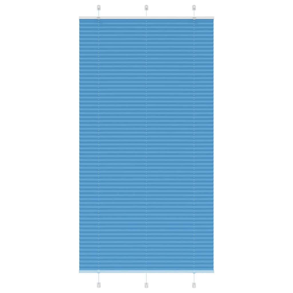 Plisirana zavjesa Plava 105x200 cm Širina tkanine 104,4 cm Poliester