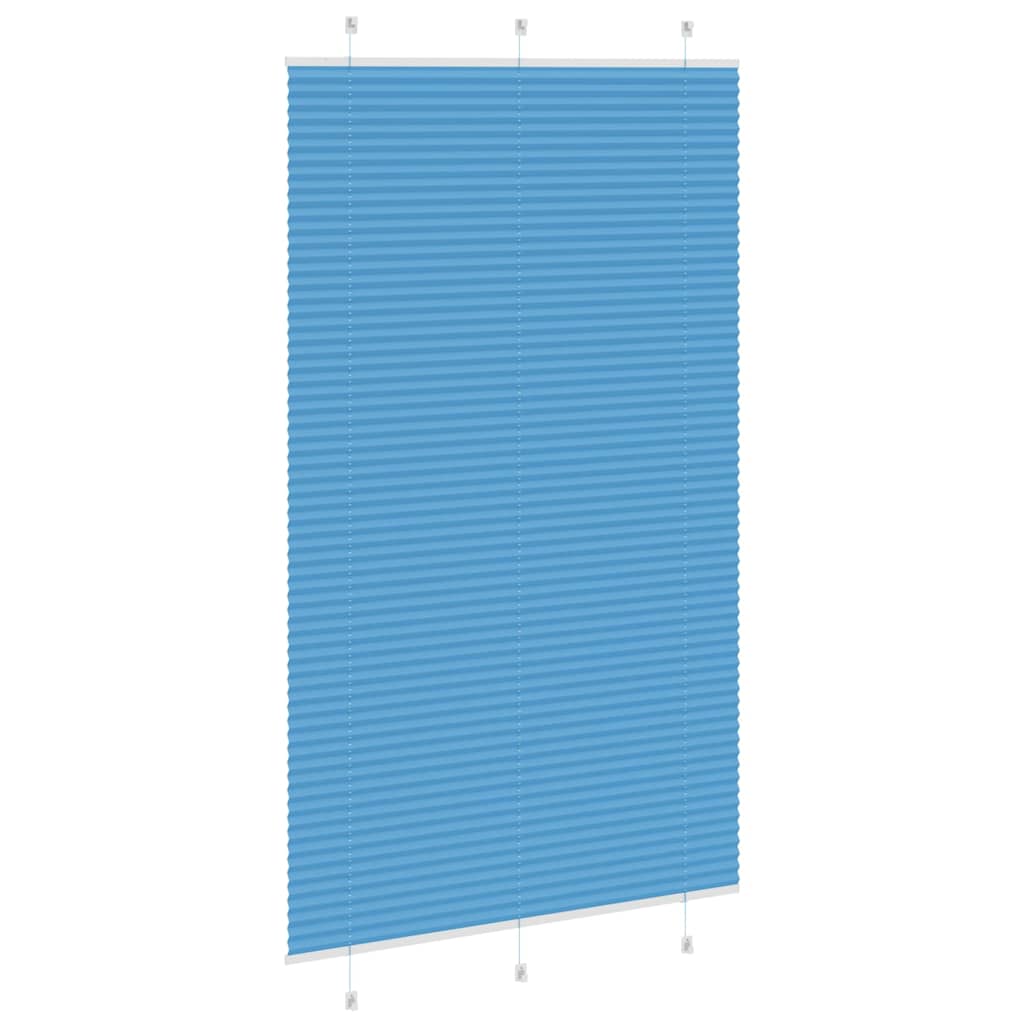 Plisirana zavjesa Plava 115x200 cm Širina tkanine 114,4 cm Poliester