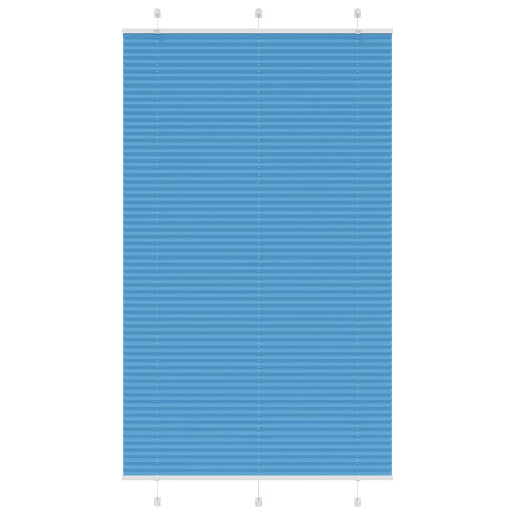 Plisirana zavjesa Plava 120x200 cm Širina tkanine 119,4 cm Poliester