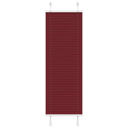 Plisirana zavjesa Bordo crvena 45x100 cm Širina tkanine 44,4 cm Poliester