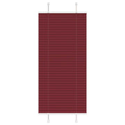 Plisirana zavjesa bordo crvena 55x100 cm Širina tkanine 54,4 cm Poliester