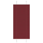 Plisirana zavjesa Bordo crvena 65x100 cm Širina tkanine 64,4 cm Poliester