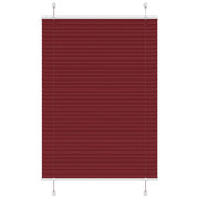 Plisirana zavjesa Bordo crvena 90x100 cm Širina tkanine 89,4 cm Poliester