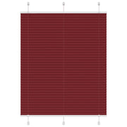 Plisirana zavjesa Bordo crvena 110x100 cm Širina tkanine 109,4 cm Poliester