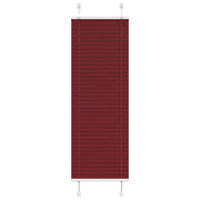 Plisirana zavjesa Bordo crvena 50x150 cm Širina tkanine 49,4 cm Poliester