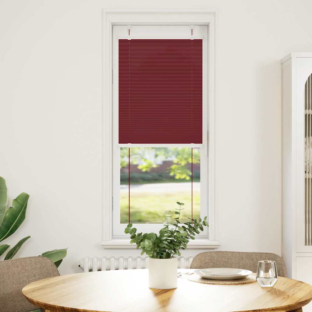 Plisirana zavjesa Bordo crvena 50x150 cm Širina tkanine 49,4 cm Poliester