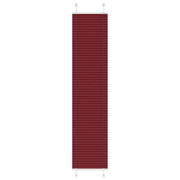 Plisirana zavjesa Bordo crvena 50x200 cm Širina tkanine 49,4 cm Poliester