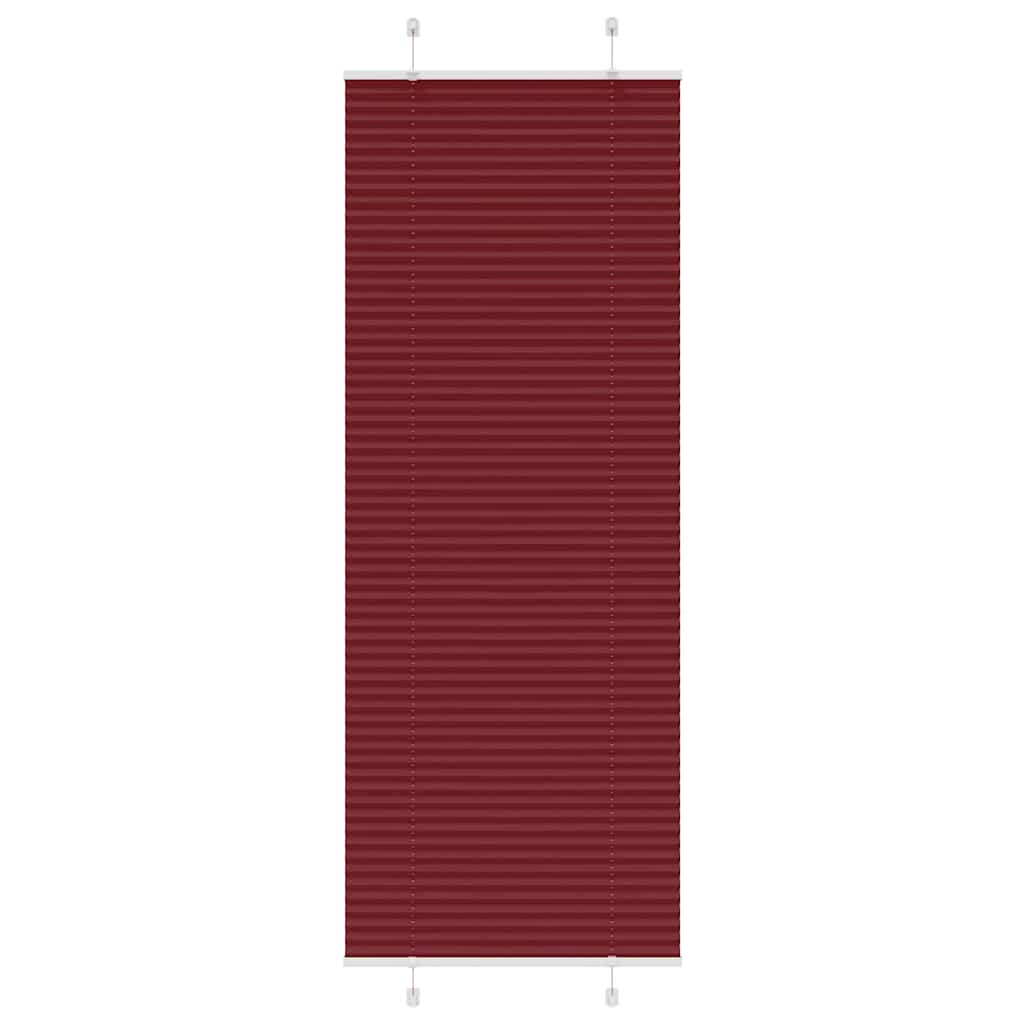 Plisirana zavjesa Bordo crvena 70x200 cm Širina tkanine 69,4 cm Poliester
