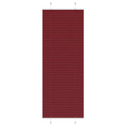 Plisirana zavjesa Bordo crvena 75x200 cm Širina tkanine 74,4 cm Poliester