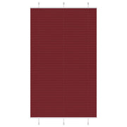 Plisirana zavjesa Bordo crvena 120x200 cm Širina tkanine 119,4 cm Poliester