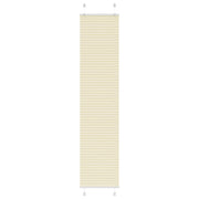 Plisirana zavjesa krem boje 50x200 cm Širina tkanine 49,4 cm Poliester