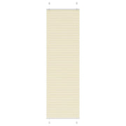 Plisirana zavjesa krem boje 55x200 cm Širina tkanine 54,4 cm Poliester