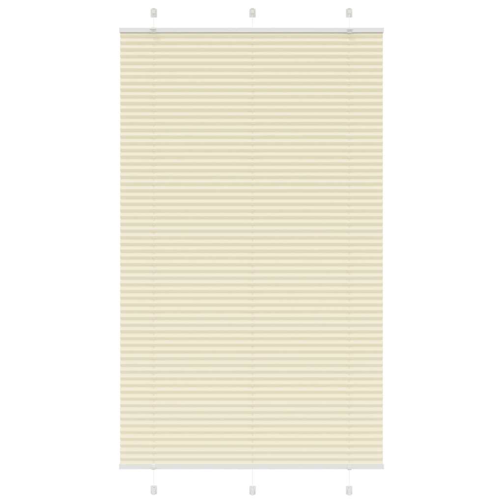 Plisirana zavjesa krem boje 110x200 cm Širina tkanine 109,4 cm Poliester