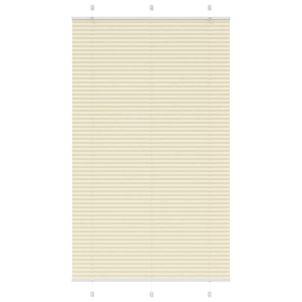 Plisirana zavjesa krem boje 120x200 cm Širina tkanine 119,4 cm Poliester