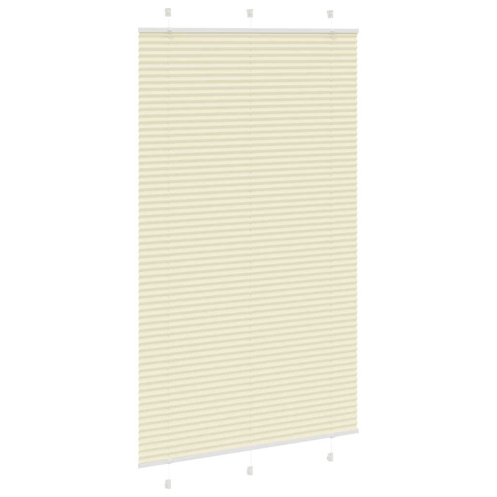 Plisirana zavjesa krem boje 120x200 cm Širina tkanine 119,4 cm Poliester