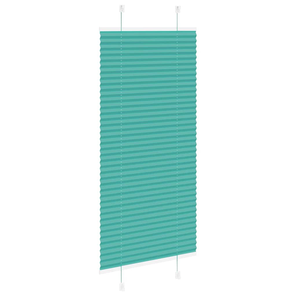 Plisirana zavjesa petrolej zelena 60x100 cm Širina tkanine 59,4 cm Poliester