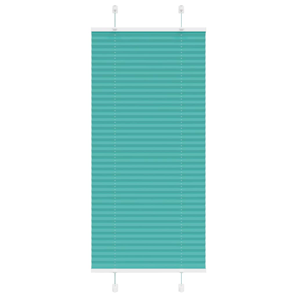 Plisirana zavjesa petrolej zelena 65x100 cm Širina tkanine 64,4 cm Poliester