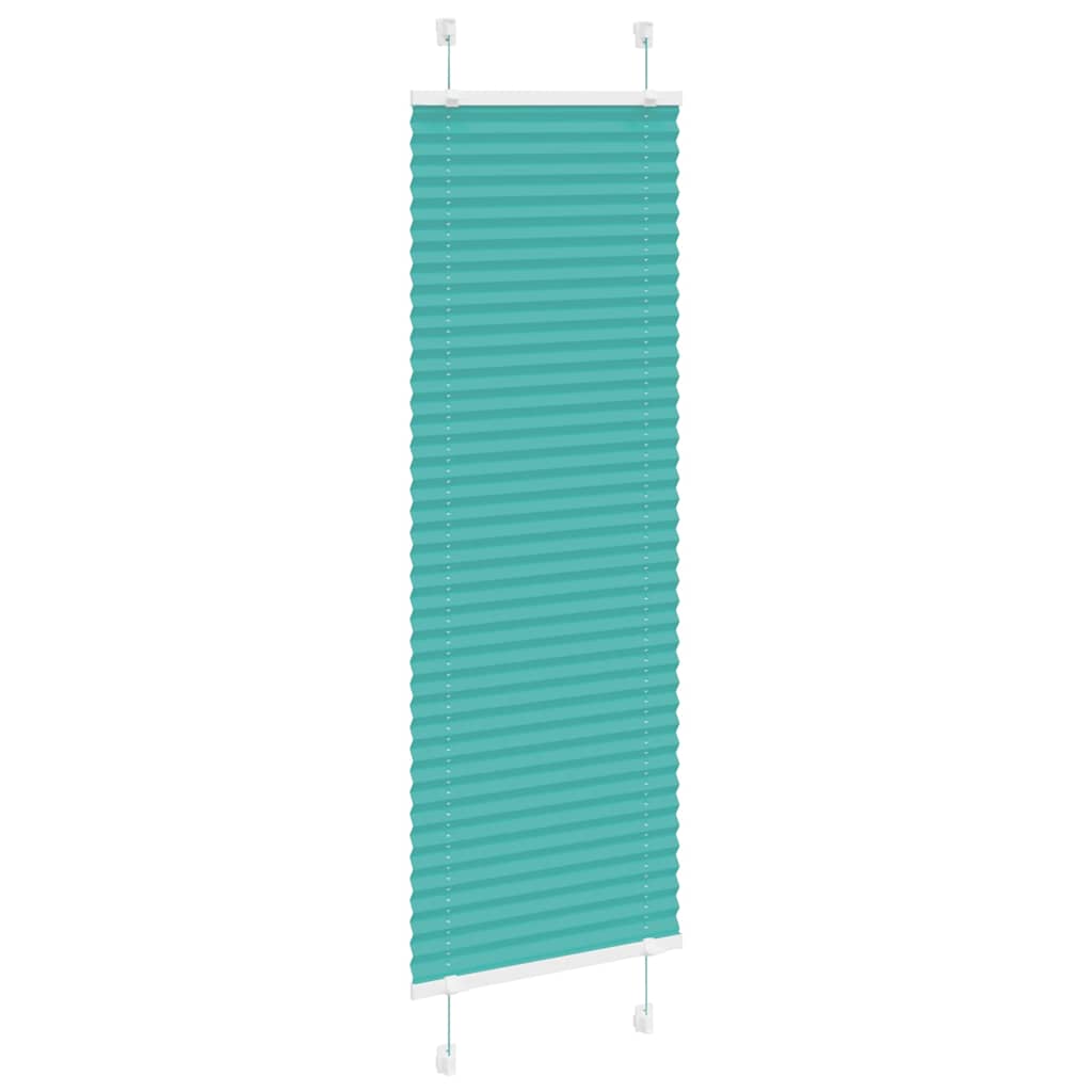 Plisirana zavjesa petrolej zelena 40x150 cm Širina tkanine 39,4 cm Poliester