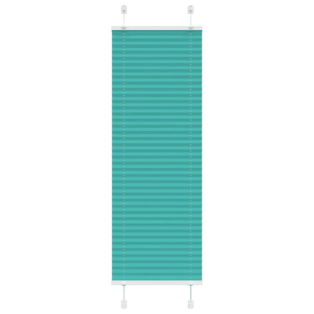 Plisirana zavjesa petrolej zelena 45x150 cm Širina tkanine 44,4 cm Poliester