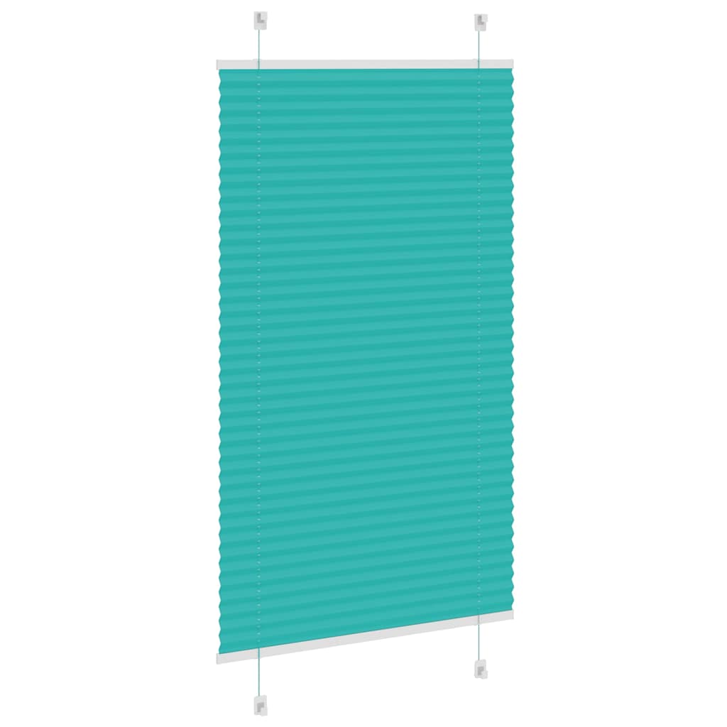 Plisirana zavjesa petrolej zelena 75x150 cm Širina tkanine 74,4 cm Poliester