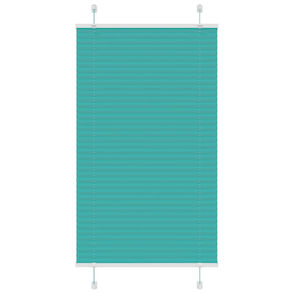 Plisirana zavjesa Petrolej zelena 80x150 cm Širina tkanine 79,4 cm Poliester