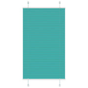 Plisirana zavjesa Petrolej zelena 80x150 cm Širina tkanine 79,4 cm Poliester