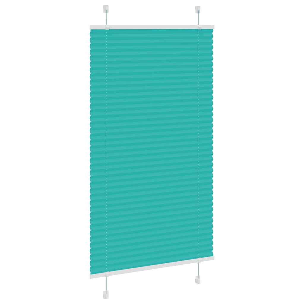 Plisirana zavjesa Petrolej zelena 80x150 cm Širina tkanine 79,4 cm Poliester