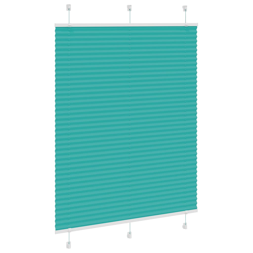 Plisirana zavjesa petrolej zelena 110x150 cm Širina tkanine 109,4 cm Poliester