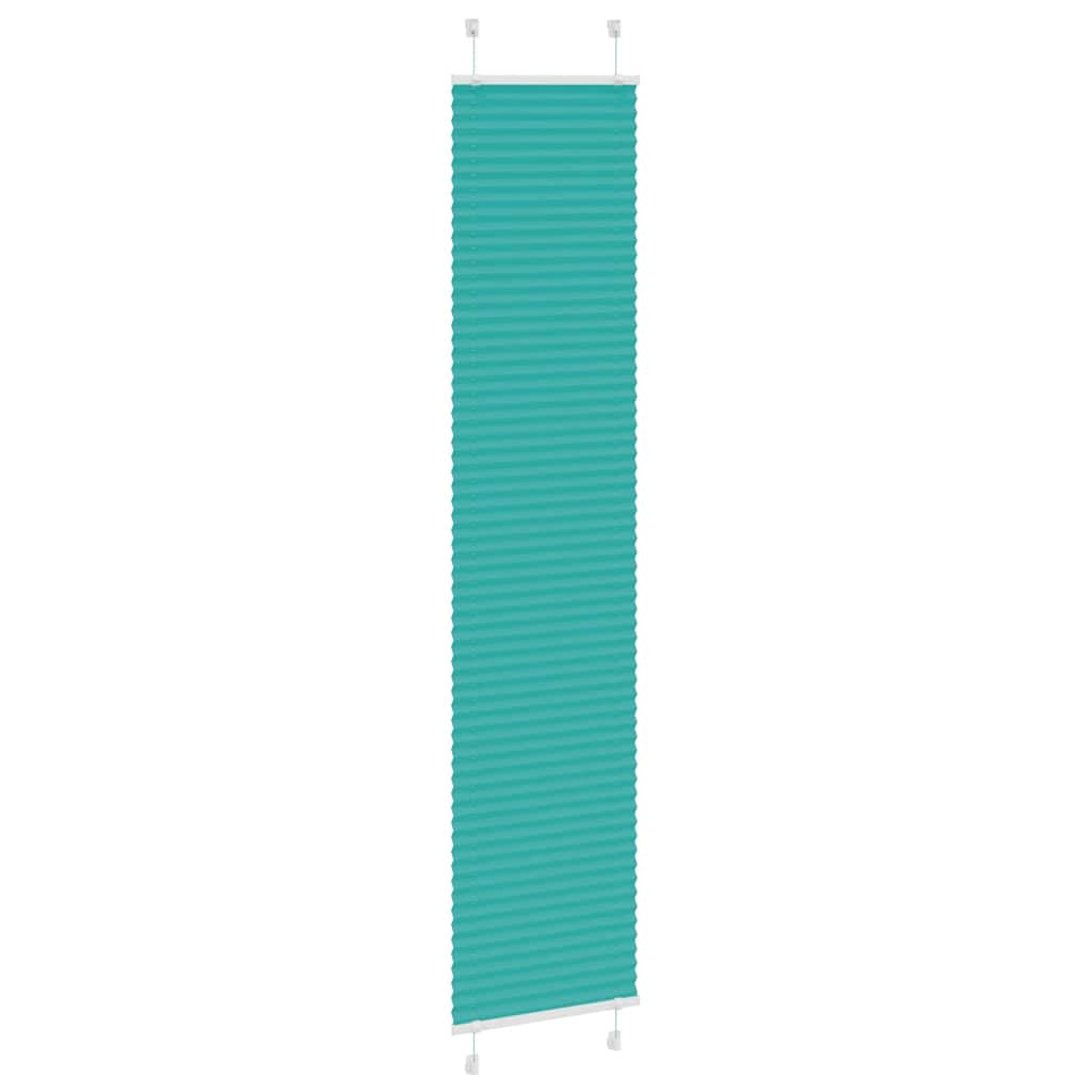 Plisirana zavjesa petrolej zelena 50x200 cm Širina tkanine 49,4 cm Poliester
