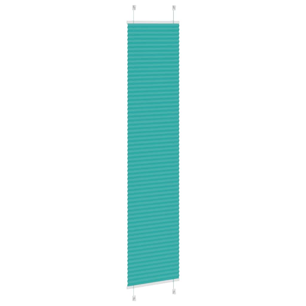 Plisirana zavjesa petrolej zelena 50x200 cm Širina tkanine 49,4 cm Poliester