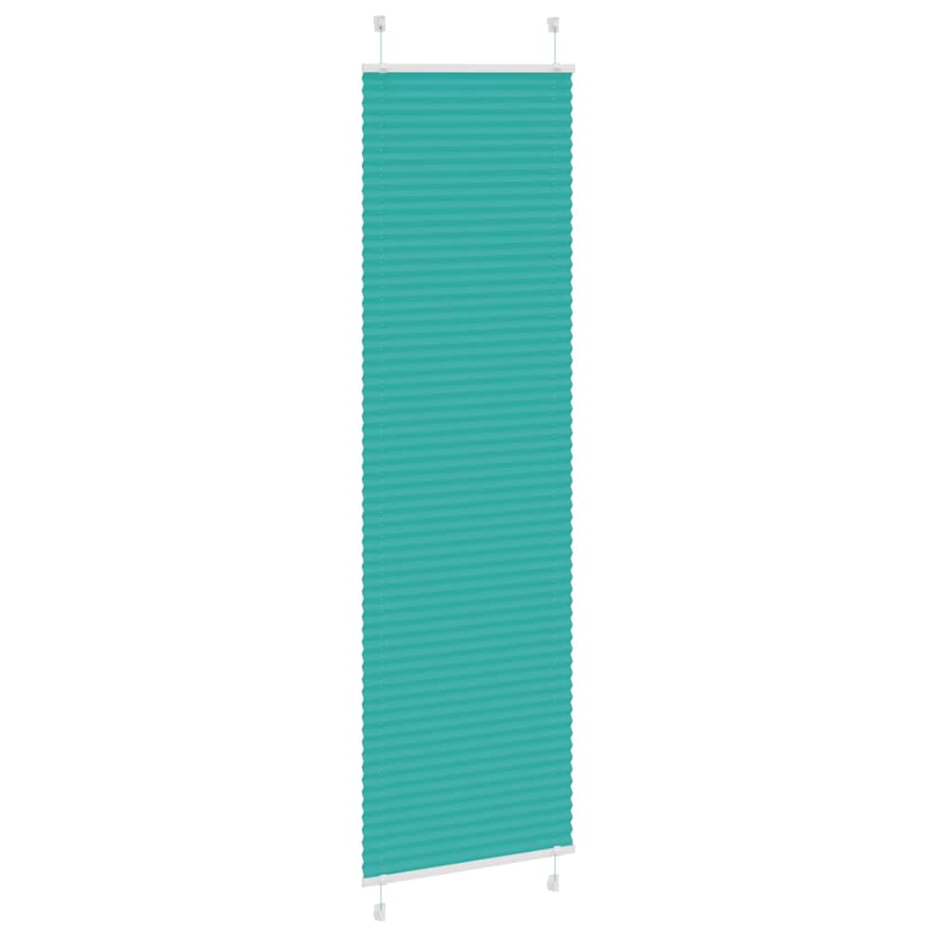 Plisirana zavjesa petrolej zelena 60x200 cm Širina tkanine 59,4 cm Poliester